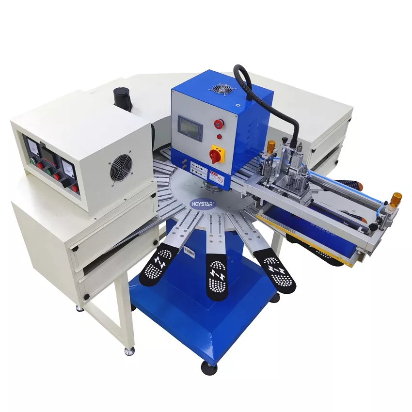 Nagy méretű zokni szitanyomógép