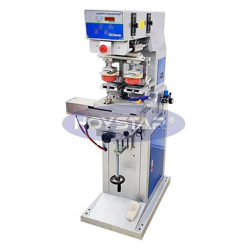 Kétszínű tamponnyomtató Shuttle munkaasztallal